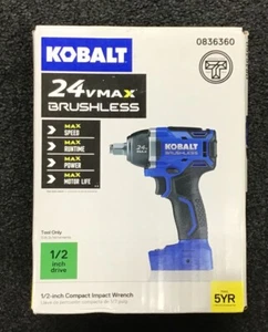 Kobalt 24-volt Max 1/2-in Drive Brushless Cordless Impact Wrench (Tool Only) - Picture 1 of 2