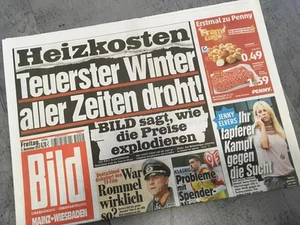 Bildzeitung vom 02.11.2012 * Geschenk zur Geburt * Rommel * Jenny Elvers - Picture 1 of 1