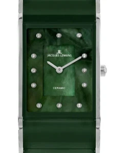 Reloj de pulsera Jacques Lemans 1-1940I "Dublín" cerámica NUEVO - Imagen 1 de 8