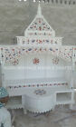 Marble White Mandir Temple Precious Inlaid Design Hindiusm Religious Decor E426