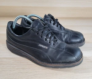 Mephisto Air Relax Goodyear Welt Mens 10 Comfort Dress Shoe Leather Black France - Picture 1 of 9