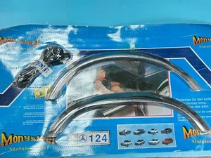Accessory Wheel Fender Arch Chrome Trim Set For Mercedes W124 NOS - Picture 1 of 5