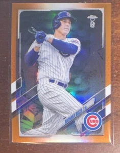 2021 Topps Chrome Ben Baller Orange Refractor 165 Anthony Rizzo /25 SSP - Picture 1 of 3