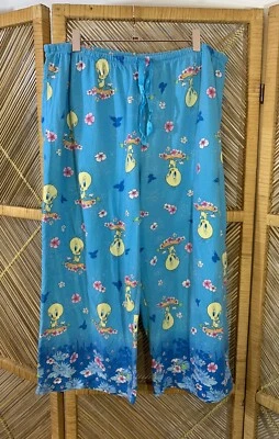 Vintage Pajama Pants Tweety Looney Tunes Large - Image 1 of 4