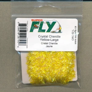 Crystal Chenille large - yellow - 3 yd card - Picture 1 of 1