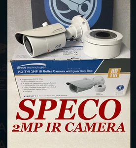 Speco VLBT6W Color Camera W/ 1080P 2MP Full HD-TVI CVI CVBS AHD 2.8-12mm WDR NEW - Picture 1 of 24