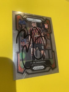 Carta Prizm Rookie firmata Ilya Zabarnyi con certificato di autenticità - Bournemouth AFC / Ucraina - Foto 1 di 1