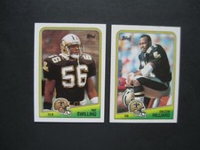 PAT SWILLING Rookie #66 & DALTON HILLIARD Rookie #57 SAINTS 1988 TOPPS Mint