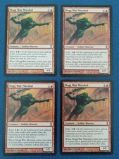 MTG 4x Mogg War Marshal x4 LP Time Spiral Magic Playset