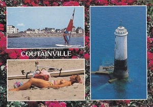 AK Ansichtskarte 10x15cm Postkarte COUTAINVILLE Multiview Leuchtturm von Gouville ti. 1992 - Bild 1 von 1
