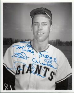 Ron Hunt Signed/Autographed Giants 8x10 Photo 128522