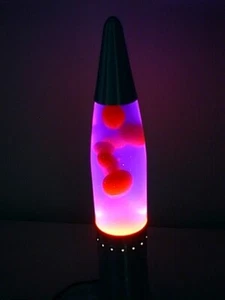 Vintage Lava Art Lite Motion Table Desk Glass Lamp Multi Color Excellent Working - Picture 1 of 5