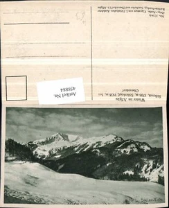 458884,Oberstdorf Söllereck Söllerkopf Bergkulisse Winterbild - Bild 1 von 1
