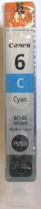 Cartucho cian genuino Canon BCI-6C. Nuevo y precintado. - Imagen 1 de 2