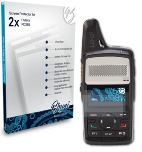Bruni 2x Écran protecteur pour Hytera PD365 Protecteur d'écran - Zdjęcie 1 z 4