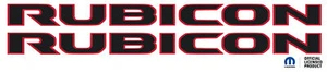 Fits 2018-2025 Jeep Rubicon Jl/Jt/Jk Hood Letters Graphics Side Vinyl Decals - Foto 1 di 4