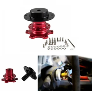 Universal Car Steering Wheel Quick Release Hub Boss Kit Alloy Wheel Hub Adapter - Picture 1 of 5