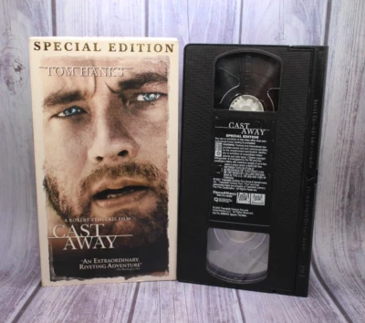 Cast Away Special Edition VHS Tape Tom Hanks DRAMA Classic Film Zemeckis - Image 1 of 3