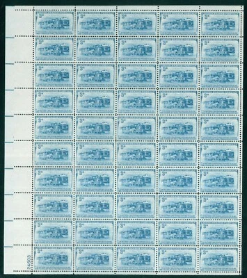 Scott #1006  3¢ 125 Years Rail Transportation Mint Sheet MNH  CV $15.65 - Image 1 of 2