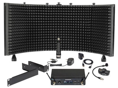 SAMSON AirLine AWX Wind Instrument Wireless Horn Microphone+Shield 470–494 MHz - Image 1 of 4