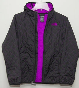 NWT THE NORTH FACE FASHION YOUTH GIRL FUL ZIP HOODED JACKET BLACK L 14/16 $160 - Picture 1 of 3