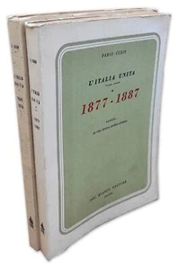 Cusin, Fabio - L'ITALIA UNITA (2 voll.) 1860-1887 - Del Bianco 1954 - Foto 1 di 1