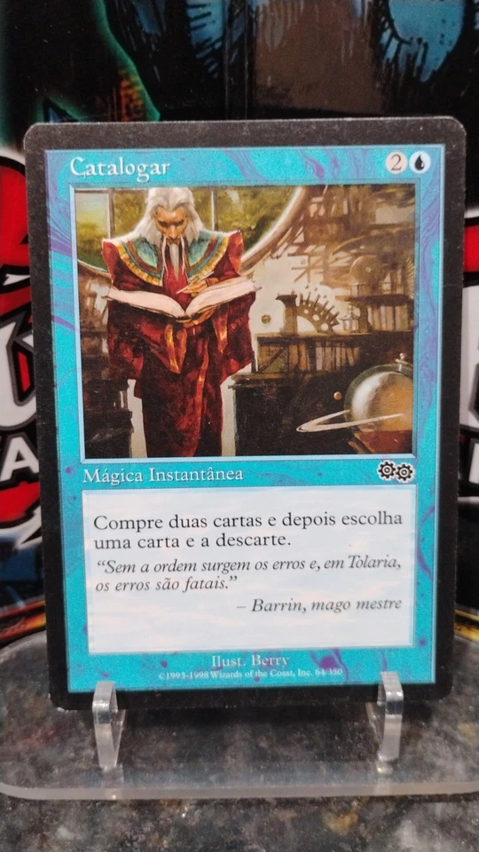 CATALOG Portuguese Version MAGIC The Gathering INSTANT 1998 Trading Card MTG - Image 1 of 2