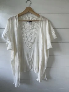 Accessorio St New York bianco copricostume all'uncinetto donna taglia unica - Foto 1 di 13