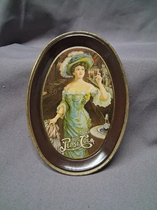 Vintage Pepsi Cola 6" Zoll Blech Tablett Farcraft Inc Werbung Made in USA Sehr guter Zustand + - Bild 1 von 3