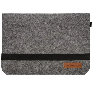 13.3 Filz Laptop-Tasche 35x24 cm Tablet Hülle MacBook Pro Air iPad Surface Grau - Photo 1/9