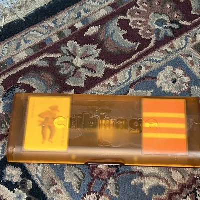 Michael Graves Designs CRIBBAGE Board GAME Plastic Case Sealed Cards & Markers - Image 1 of 4