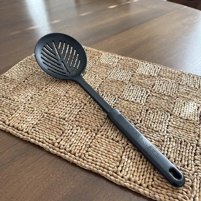 Calphalon Black Nylon Skimmer Strainer Slotted Spoon Heat Resistant 14.75" USA - Image 1 of 4