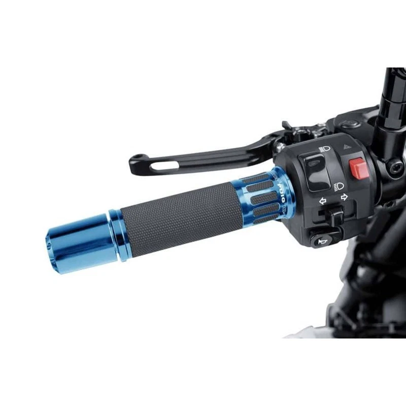 PUIG MANOPOLE MODELLO HI-TECH RACING COLORE BLU - Lunghezza: 123 mm. - Immagine 1 di 1