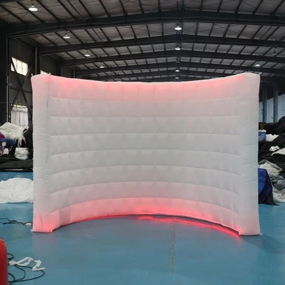 Cabina de fotos inflable pared selfie telón de fondo cabina de fotos para fiesta boda evento Foto 1 de 4