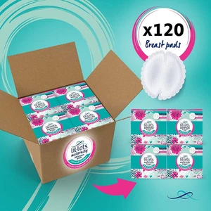 Maternity Breast Pads, X 120 Count, Disposable Nursing Pads, for Breastfeedin... - Picture 1 of 12