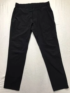 FABLETICS Pants The Don Men 34x30 Black Stretch Classic Fit UPF Water Resistant - Picture 1 of 12