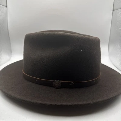 Sombrero Goorin Bros Henry Jones Fieltro Lana Fedora Marrón Talla XL Foto 1 de 4