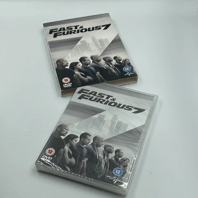 Fast & Furious 7 [DVD] Vin Diesel • Slip Cover • UK R2 • New & Sealed Dvd - Image 1 of 3