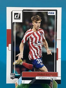 Pablo Barrios 2022-23 Donruss Soccer Base #14 Atletico de Madrid RC Rookie - Picture 1 of 2