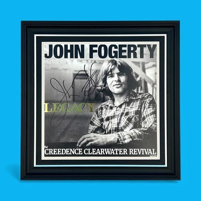 John Fogerty SIGNED Album Cover Display Creedence Clearwater Revival Autograph - Image 1 of 4