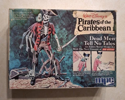 Disney Pirates of the Caribbean Dead Men Tell No Model Tales MPC Vintage Kit SEE - Image 1 of 4