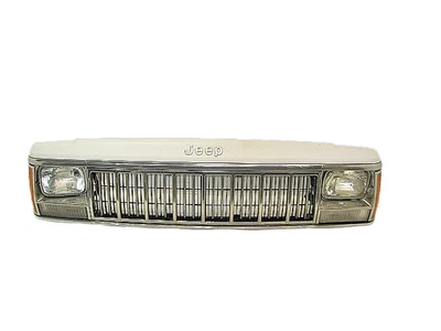 Jeep Cherokee XJ 84-96 OEM Grille Grill Front Header Panel White FREE SHIPPING - Image 1 of 4