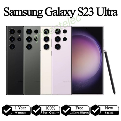 NEW Samsung Galaxy S23 Ultra 5G SM-S918U 256GB Factory Unlocked
