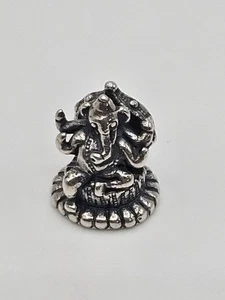 Trollbeads Sterling Silver Ganesha Bead God Of Wisdom - Picture 1 of 9