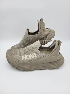 Hoka Restore TC Womens 7 Mens 6 Dune Oxford Tan Slip On Unisex Shoes - Image 1 of 4
