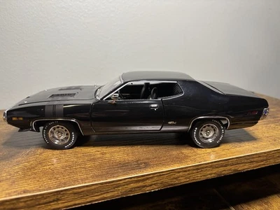 Franklin Mint Limited Edition 1971 Plymouth GTX Triple Black - Image 1 of 4