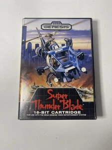 Super Thunder Blade Sega Genesis, 1989 CASE - Picture 1 of 4