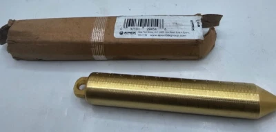 Bobinas de plomada Apex Lufkin 20 oz. Latón macizo cilíndrico 590GMEN Foto 1 de 4