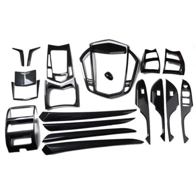 2010-2015 Cadillac SRX Carbon Fiber Style Interior Overlay Kit  Foto 1 de 4