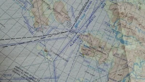 1970 BERING STRAIT MAP Global Navigation Chart (GNC 6N, Edition 7) 41"x57" - Bild 1 von 10